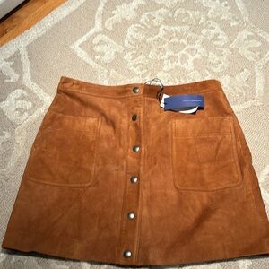 NWT Rebecca Minkoff suede skirt